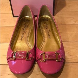 Woman shoes, ballet flat pink, Juicy Couture